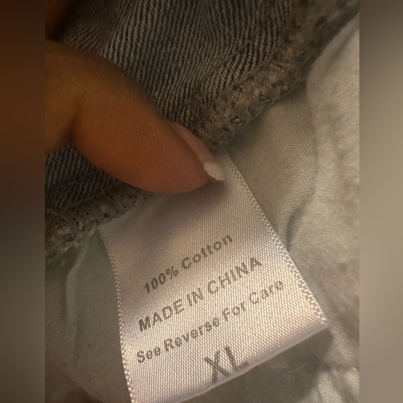 Posh XL Distressed Denim Jacket - Picture 12 of 12